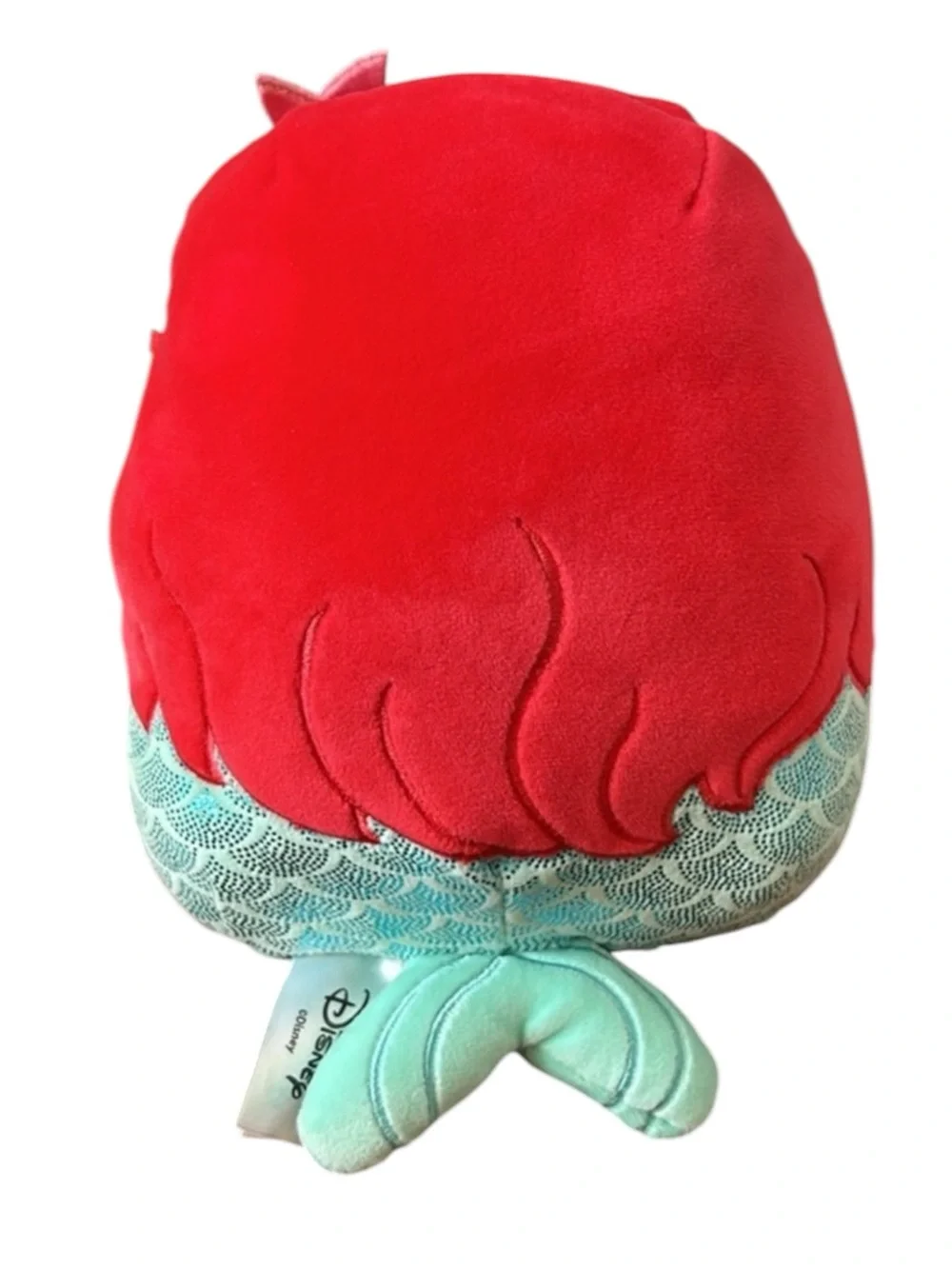 DISNEY Ariel Squishmallow Mermaid w/ Red Hair & Aqua Tail -- 10” Tall - Picture 2 of 7
